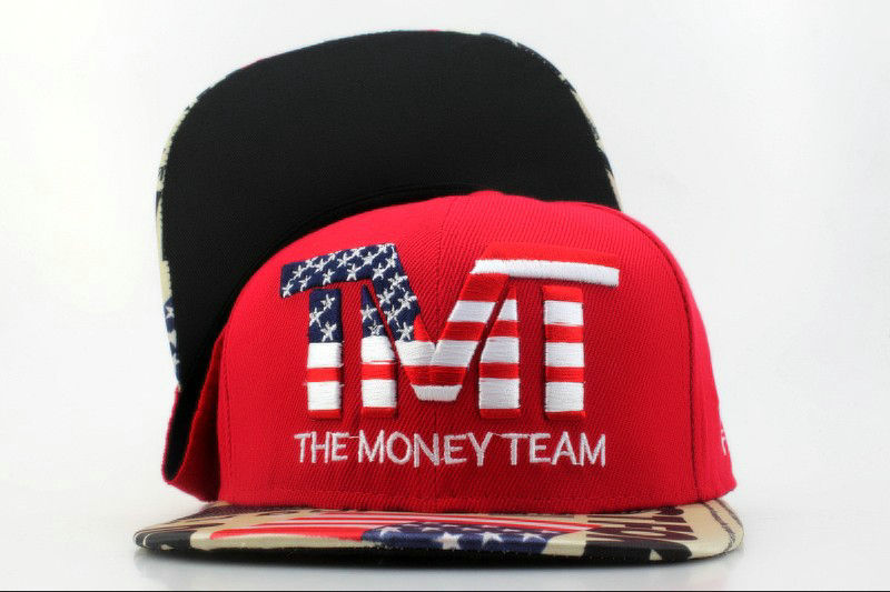 TMTThe Money Team Red Snapback Hat QH 1 0701